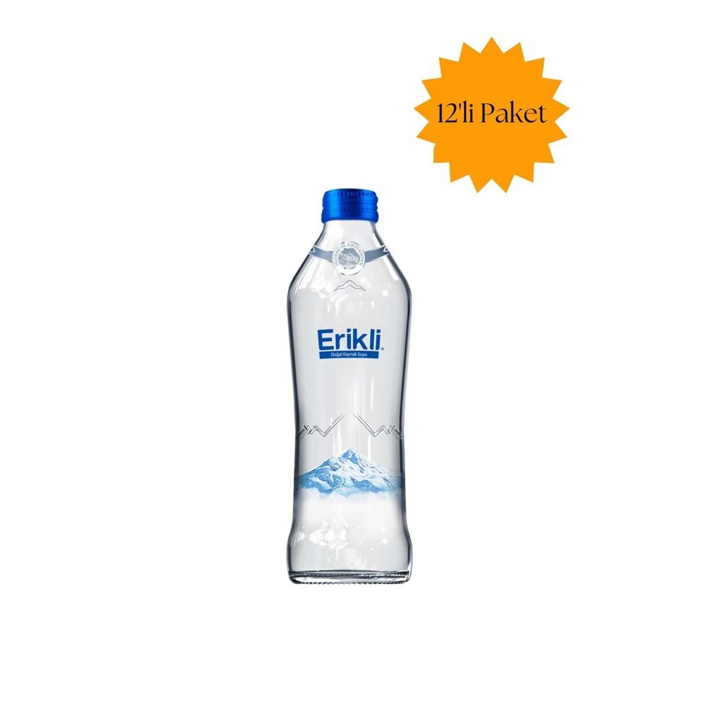 Erikli 0.75 cam su 6 lı paket