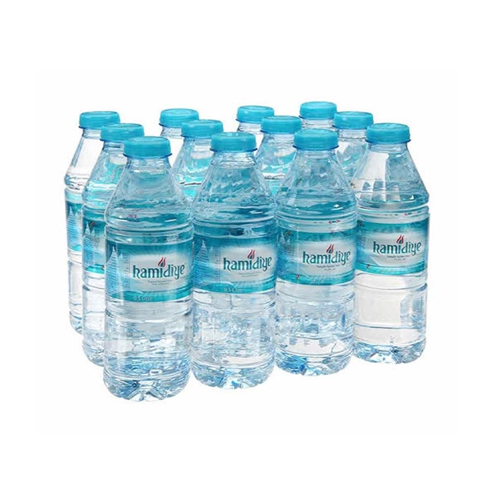 Hamidiye 0.5 lt pet su 12 li paket