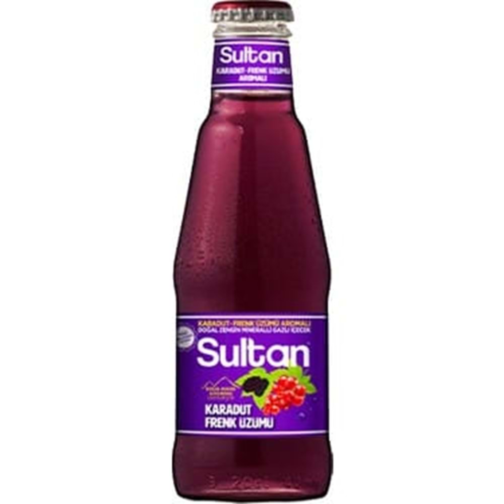 Sultan meyveli soda 24 lü koli (Karadut)