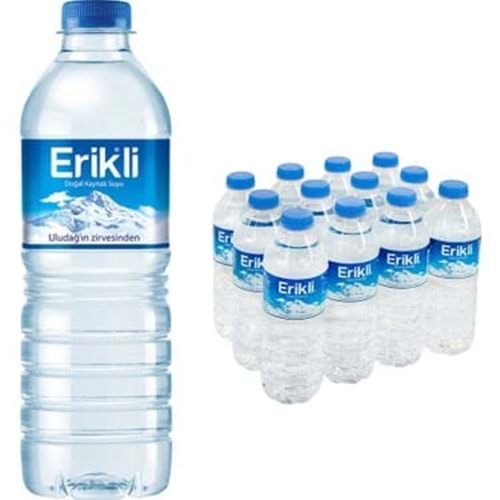 Erikli 0.5 lt pet su 12 li paket