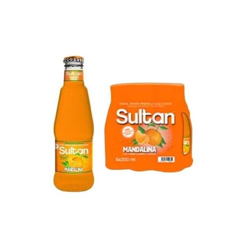 Sultan meyveli soda 24 lü koli (Mandalina)